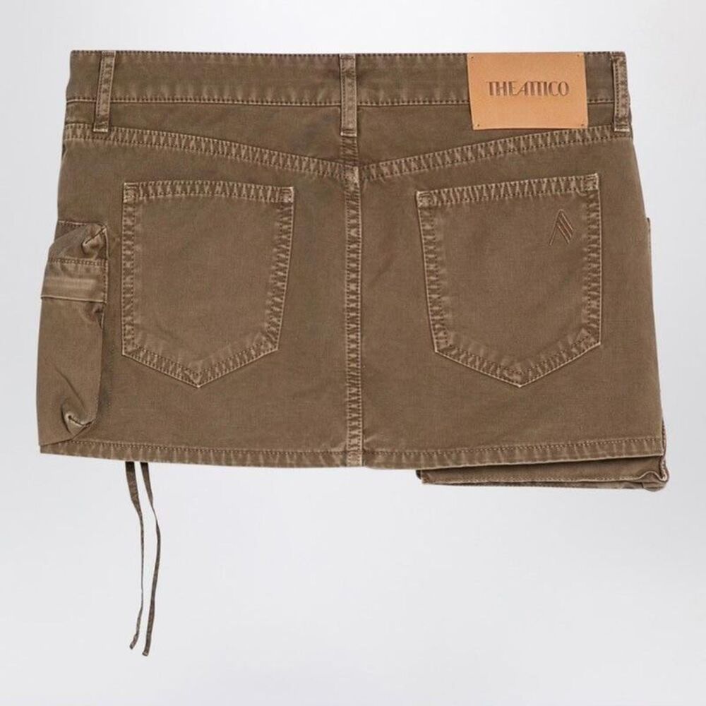 THE ATTICO Cargo Mini Skirt Women BROWN Skirts